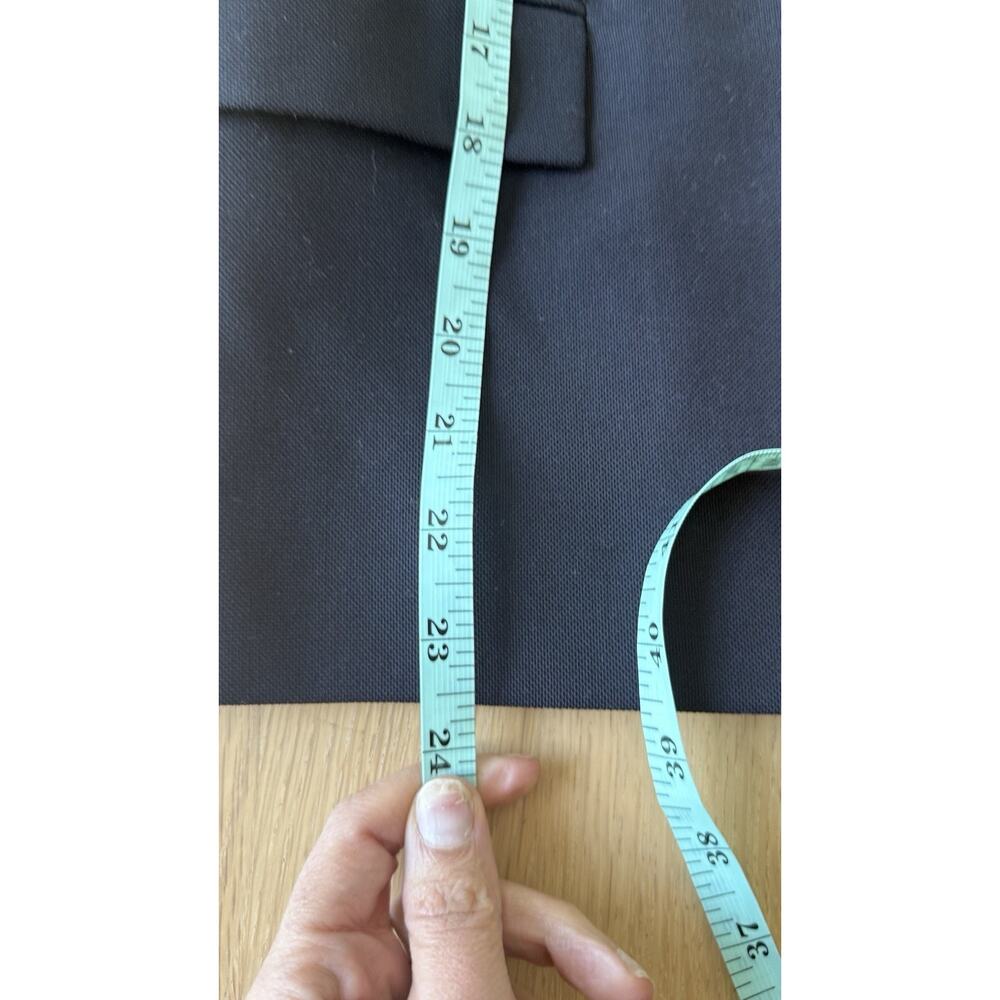 J.Crew Dover Double-Breasted 100% Wool Blazer Navy Blue Size 6 Petite 2824 - Picture 9 of 13